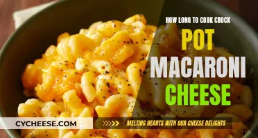 Macaroni and Cheese: Crock Pot Cooking Time