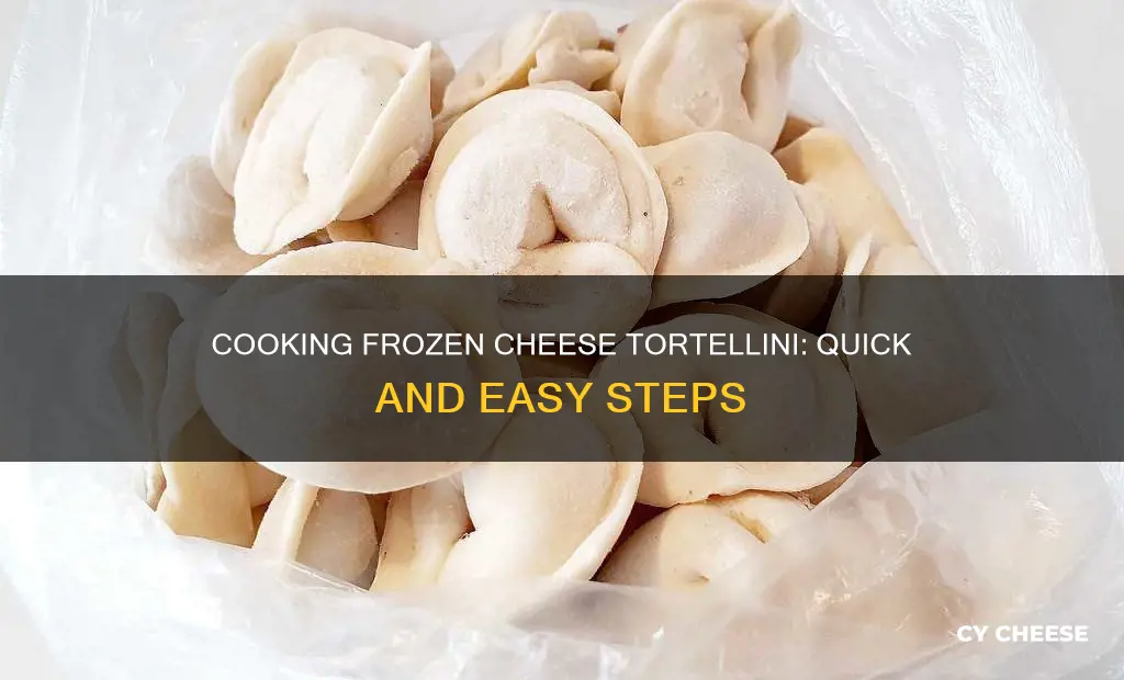 how long to cook frozen cheese tortellini