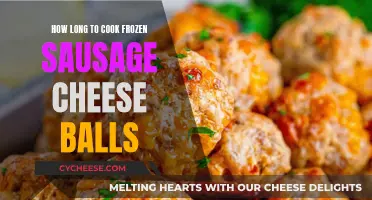 The Best Frozen Sausage Cheese Balls: Cooking Time