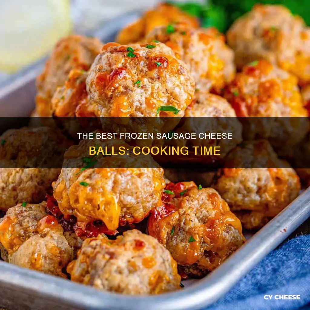 how long to cook frozen sausage cheese balls