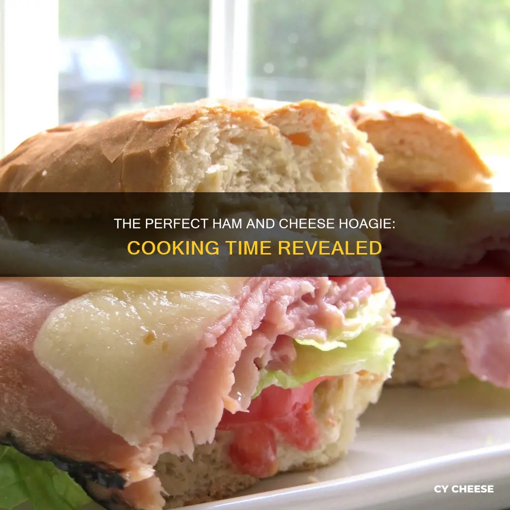 how long to cook ham and cheese hoagie