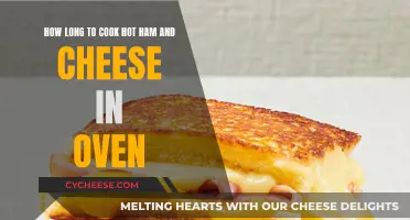 Hot Ham and Cheese: Oven Cooking Time