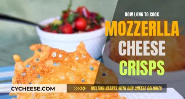 Mozzarella Cheese Crisps: Cooking Time and Tips