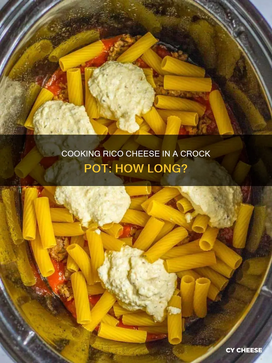 how long to cook rico cheese in crock pot