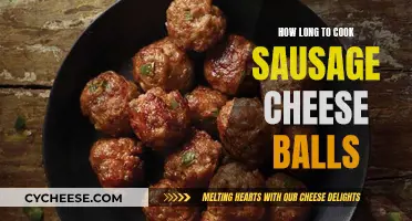 Cooking Sausage Cheese Balls: How Long Does It Take?