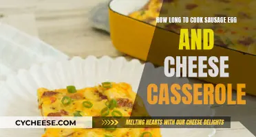 Sausage, Egg, and Cheese Casserole: Cooking Time Perfection