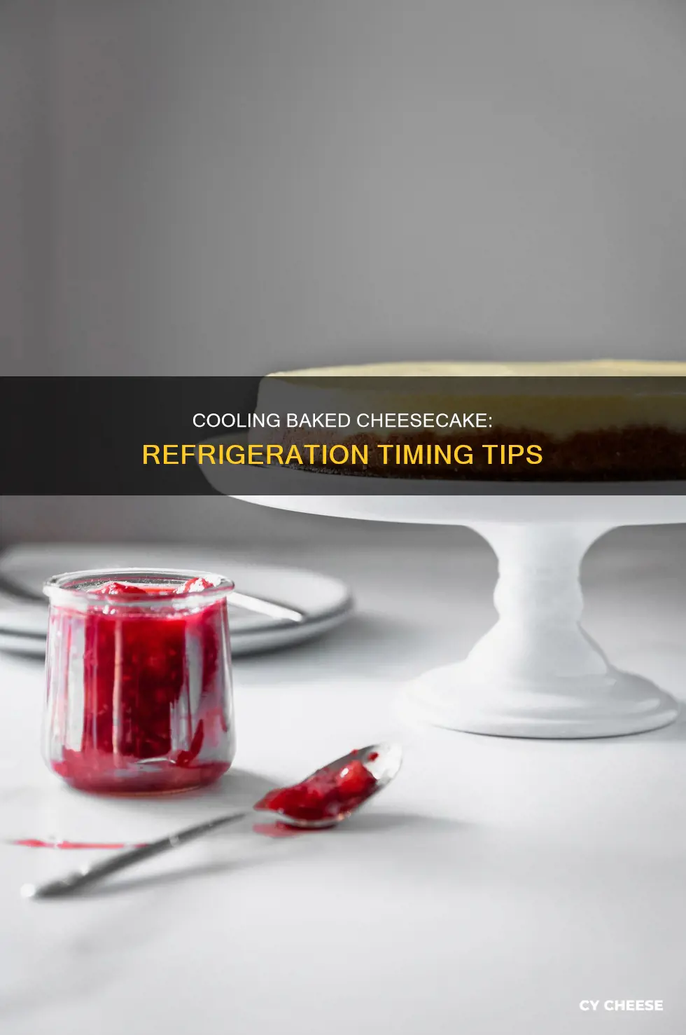 how long to cool before refrigerating baked cheese cake