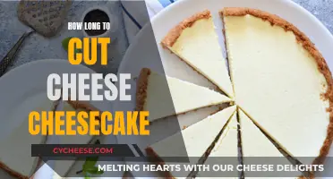 The Perfect Timing for Cutting Cheesecake Slices