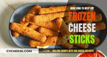 Deep-Frying Frozen Cheese Sticks: How Long Should You Fry?