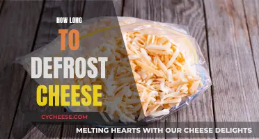 Defrosting Cheese: Best Practices and Timing