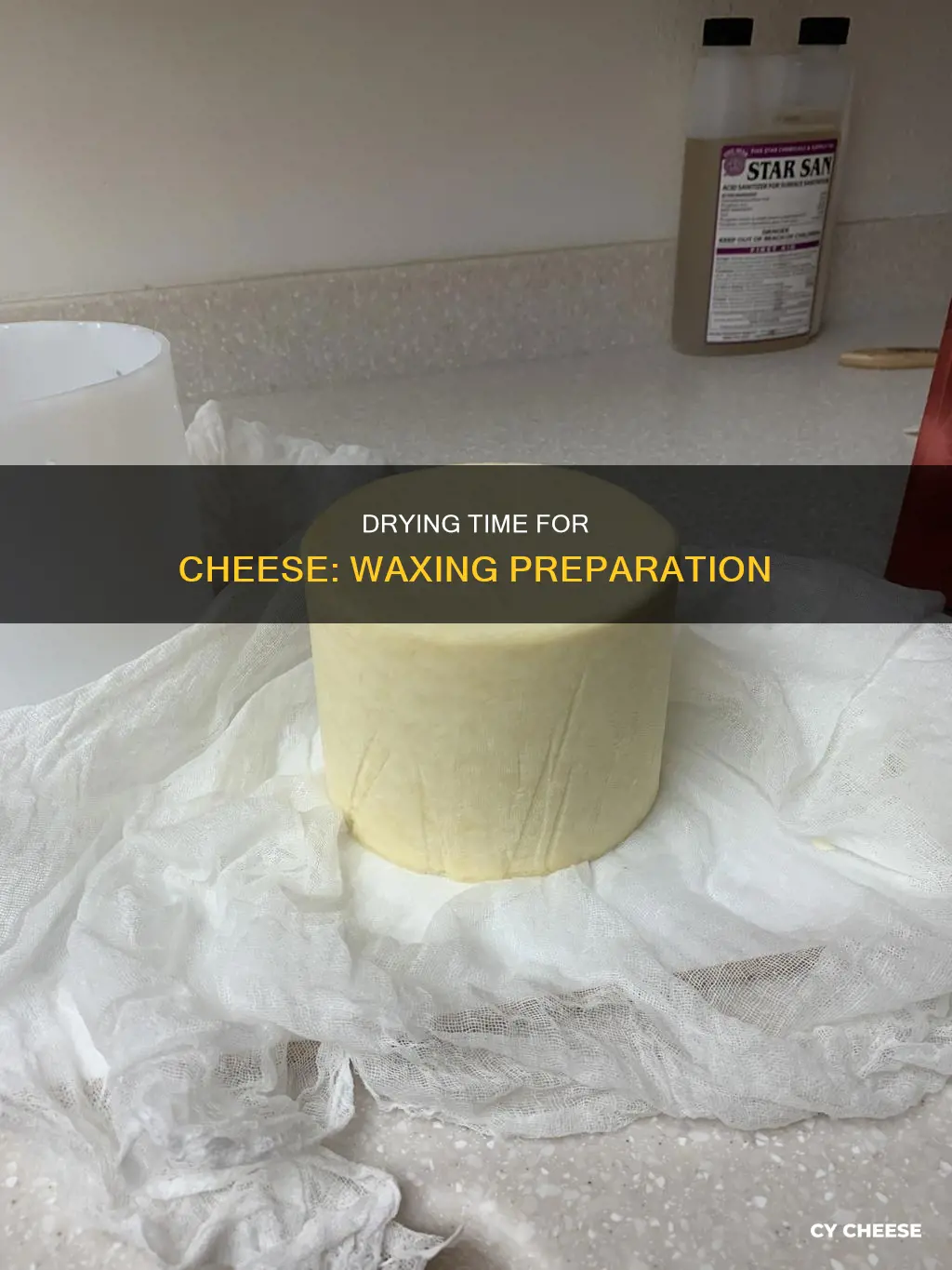 how long to dry cheese before waxing