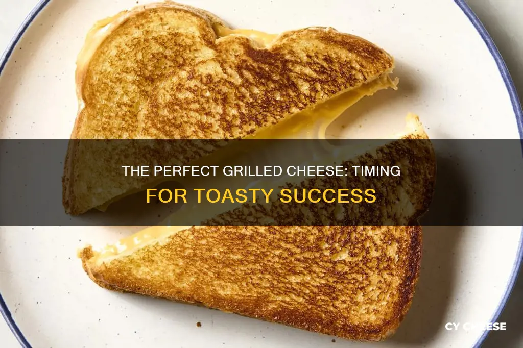 how long to grill cheese on toast