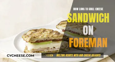 The Perfect Grilled Cheese: Timing on a Foreman Grill