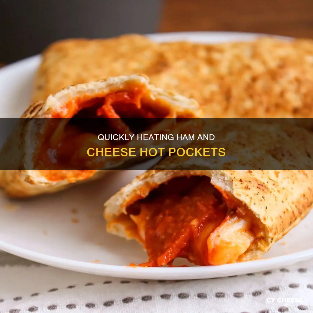 how long to heat up ham and cheese hot pocket