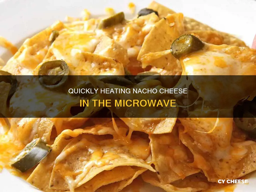 how long to heat up nacho cheese in microwave