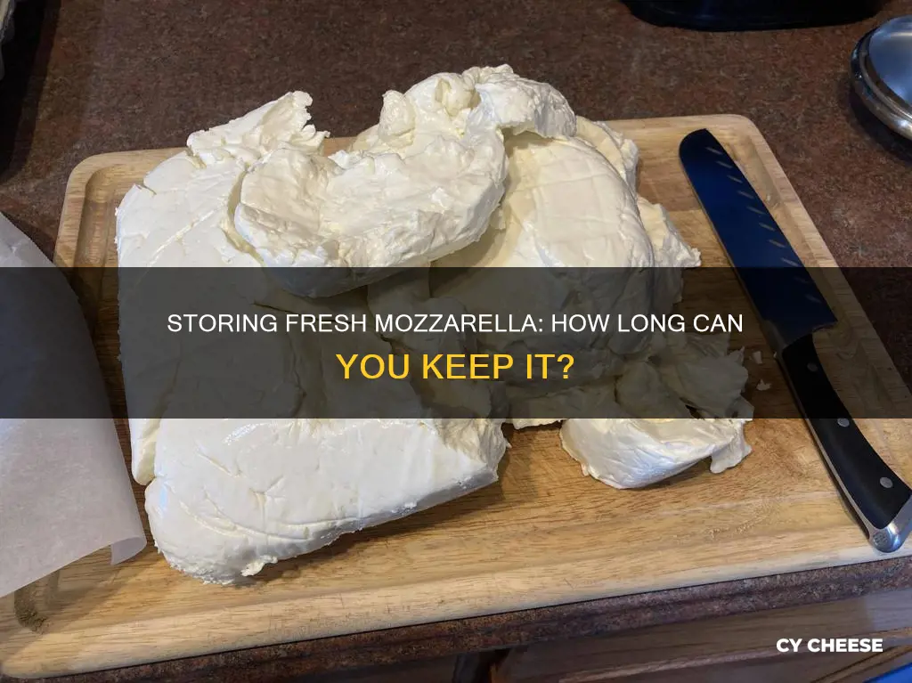 how long to keep fresh mozzarella cheese