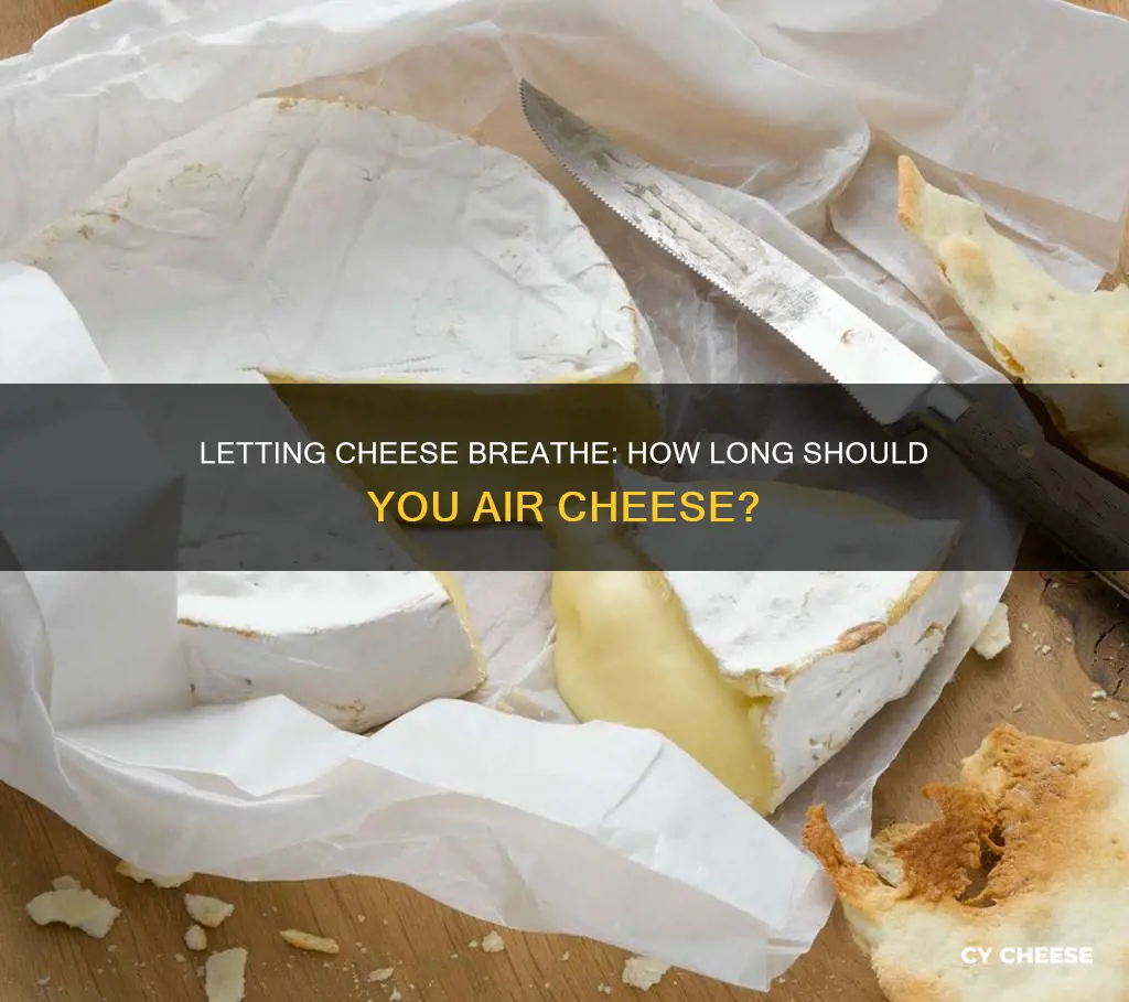 how long to let cheese sit out before serving