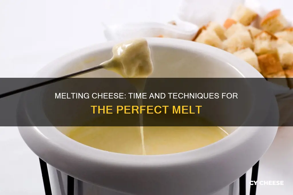 how long to melt cheese