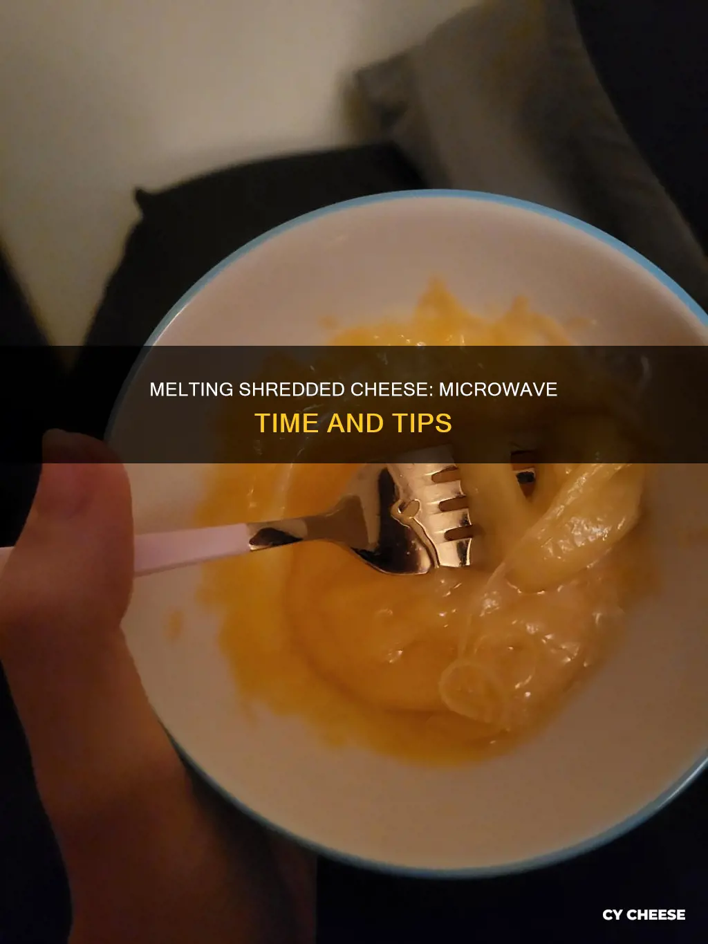 how long to melt shredded cheese in microwave