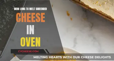 Melting Shredded Cheese in the Oven: Time and Tips