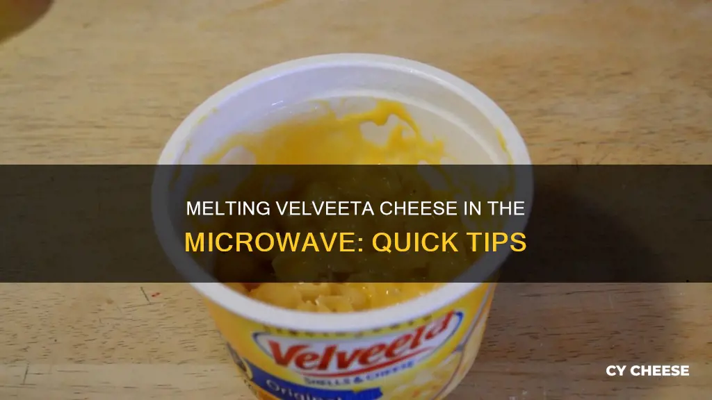 how long to melt velveeta cheese in microwave