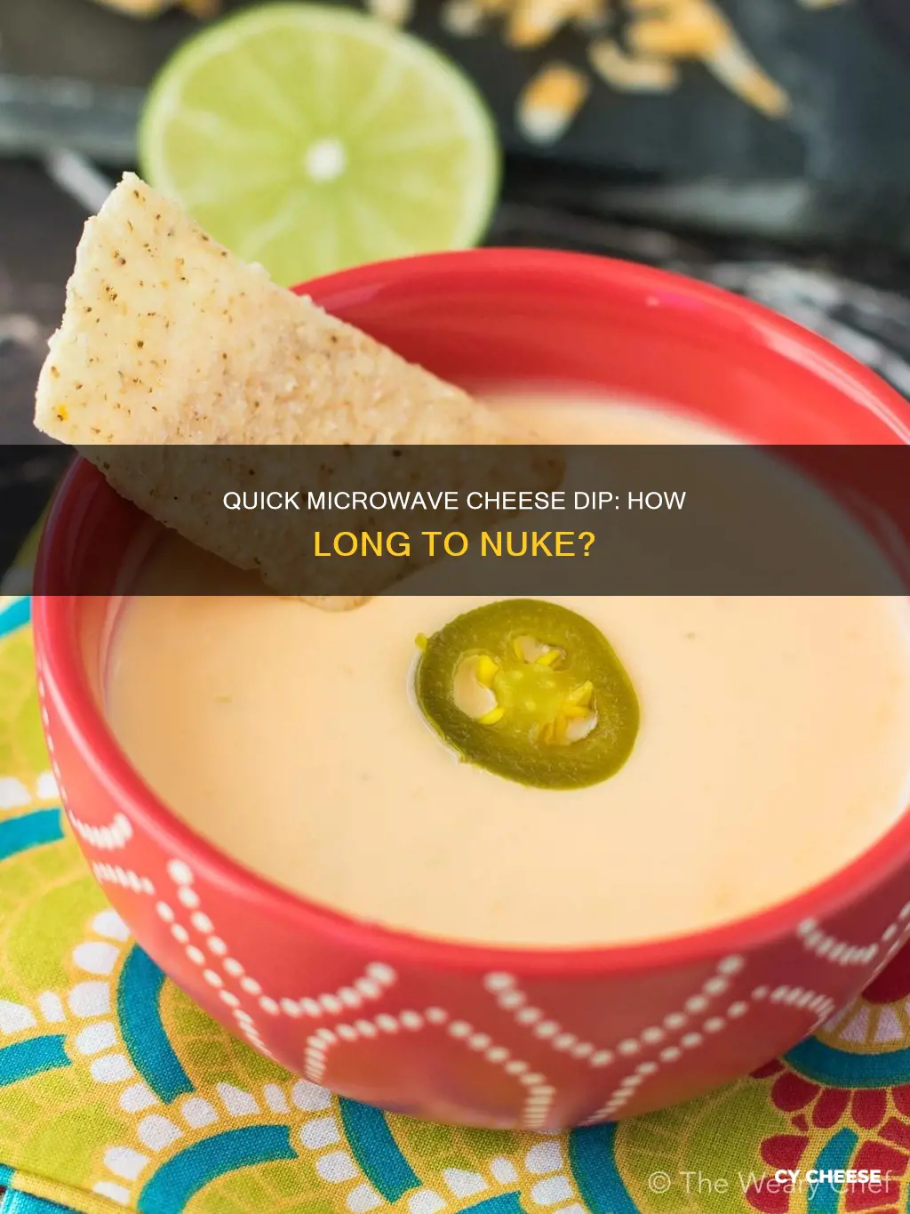 how long to microwave cheese dip