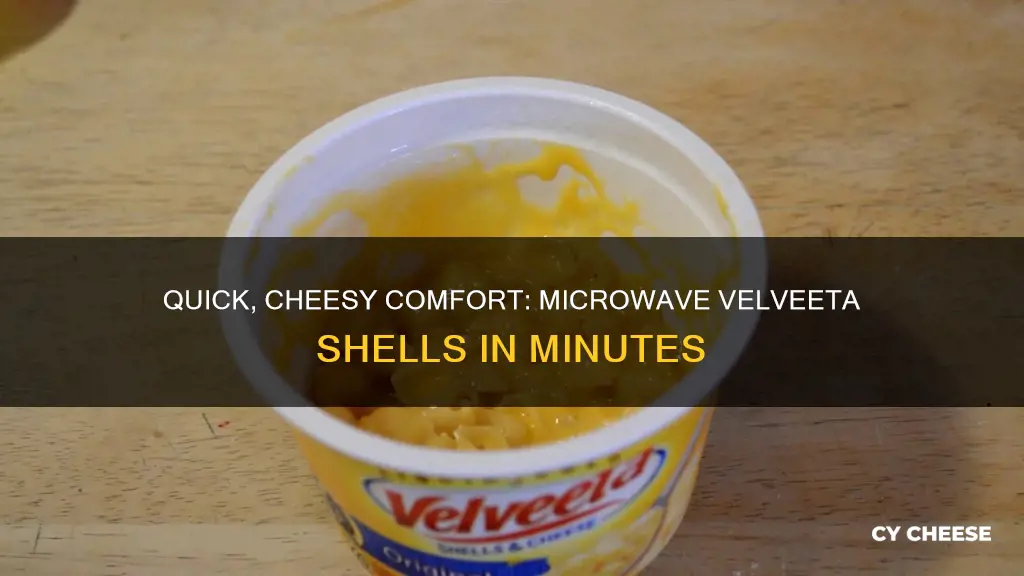 how long to microwave velveeta shells and cheese