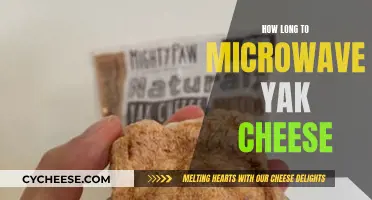 Yak Cheese: Microwaving Time and Techniques