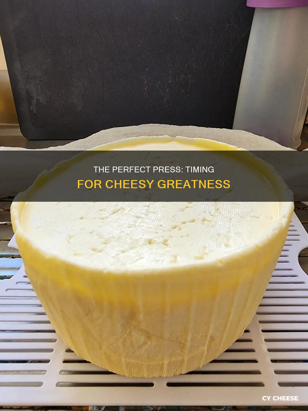 how long to press cheese