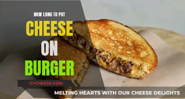 The Perfect Timing for Cheesy Burgers