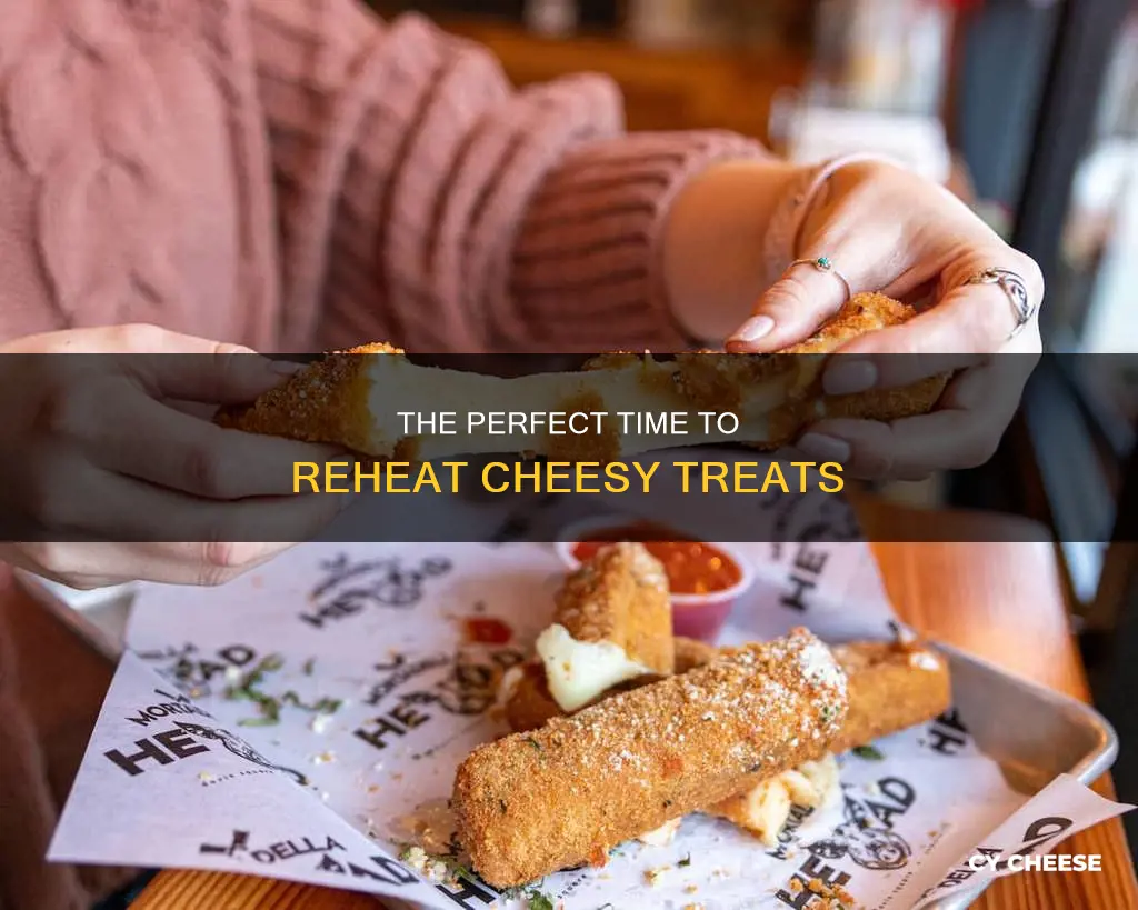 how long to reheat cheese sticks