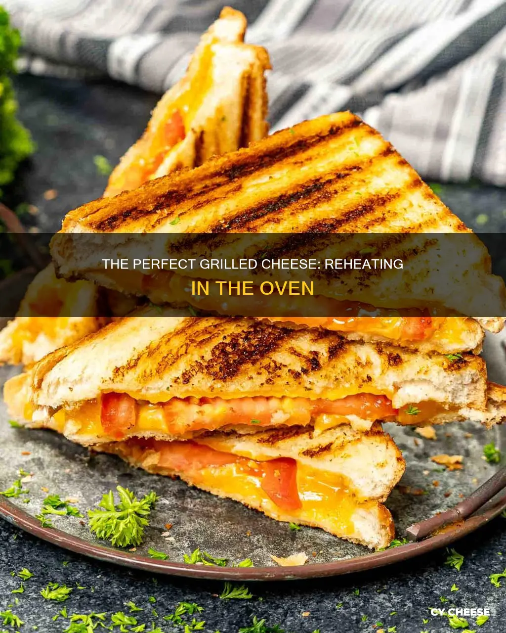 how long to reheat grilled cheese in oven