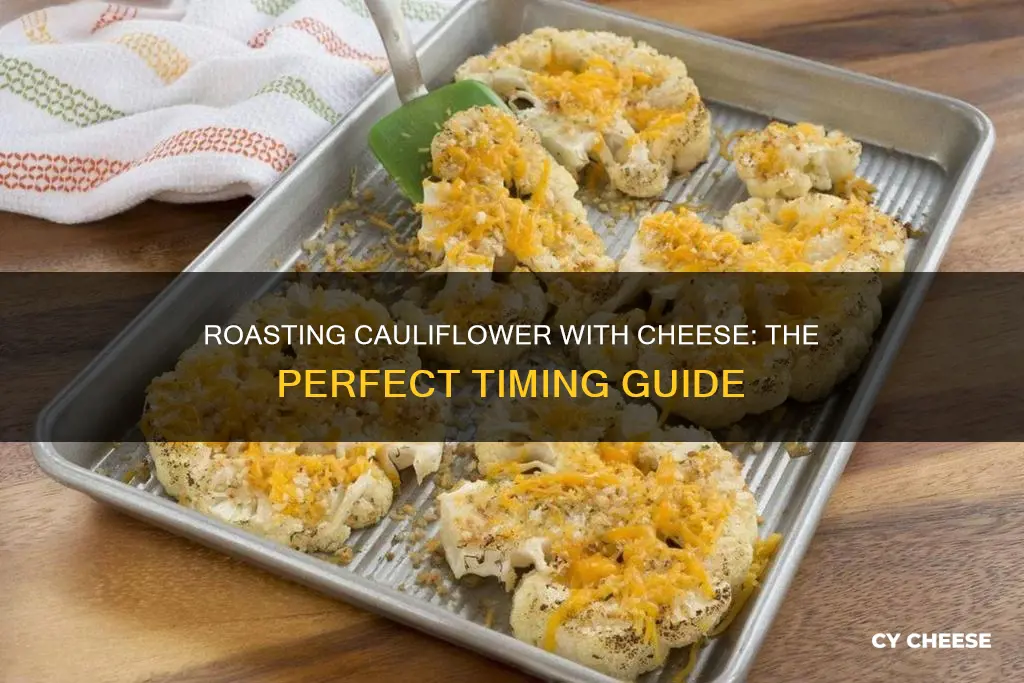 how long to roast cauliflower at 375 with cheese