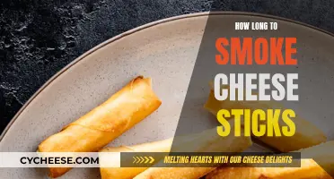 Smoking Cheese Sticks: How Long Should You Smoke Them?