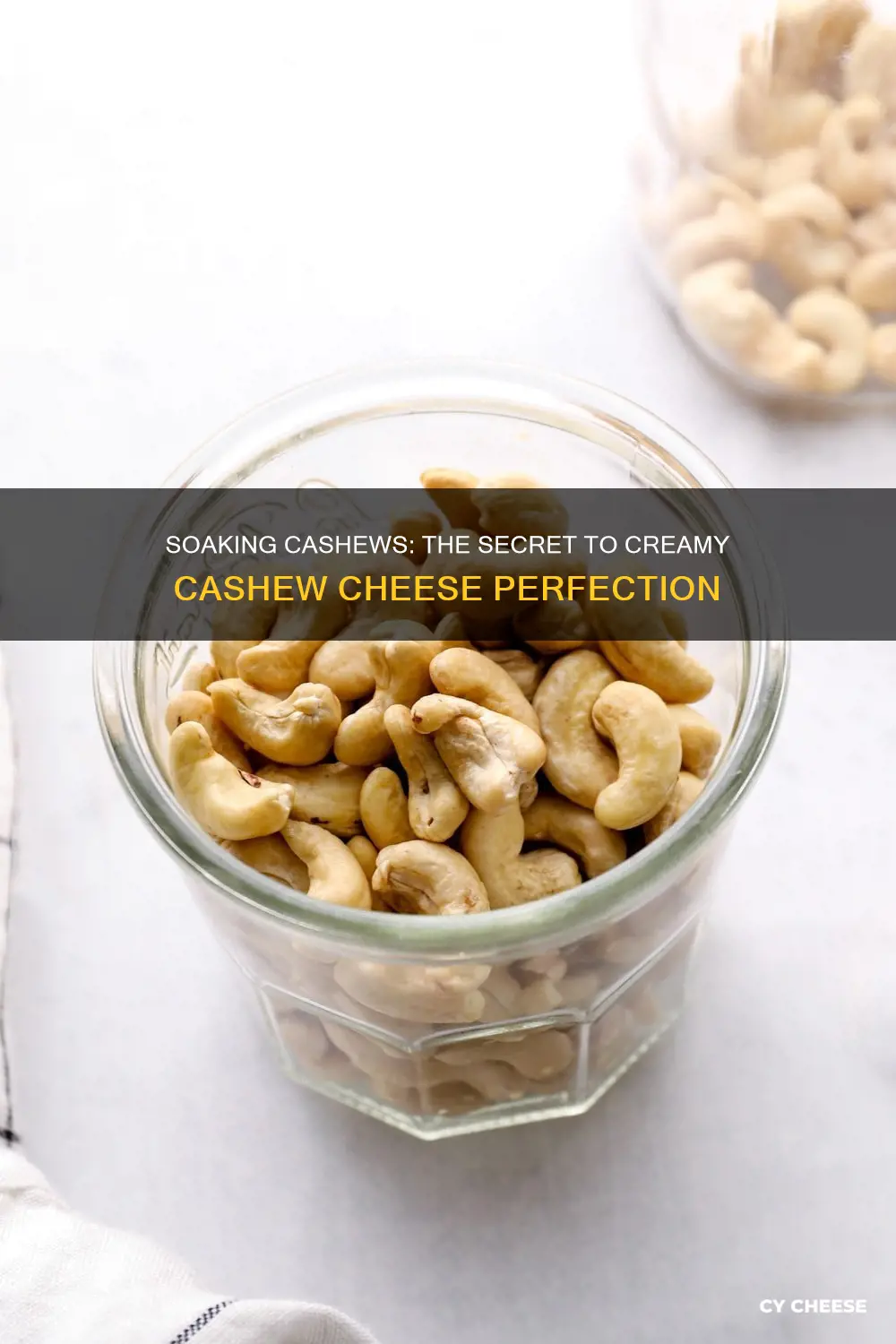 how long to soak cashews for cashew cheese