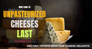 Unpasteurized Cheeses: How Long Do They Stay Fresh?