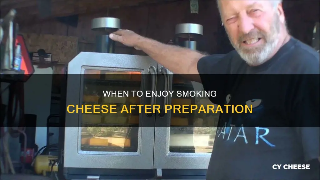 how long to wait after smoking cheese