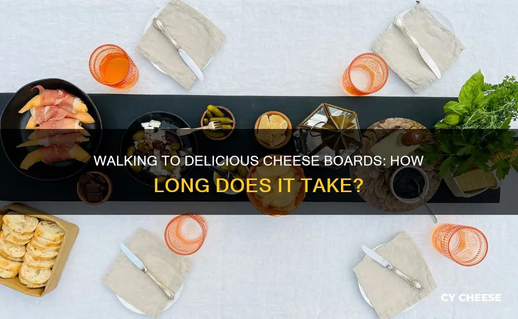 how long to walk to cheese board