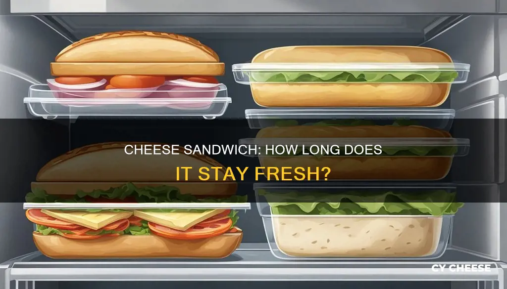 how long will a cheese sandwich last unrefrigerated