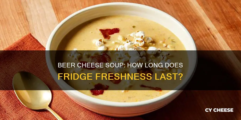 how long will beer cheese soup last in the fridge