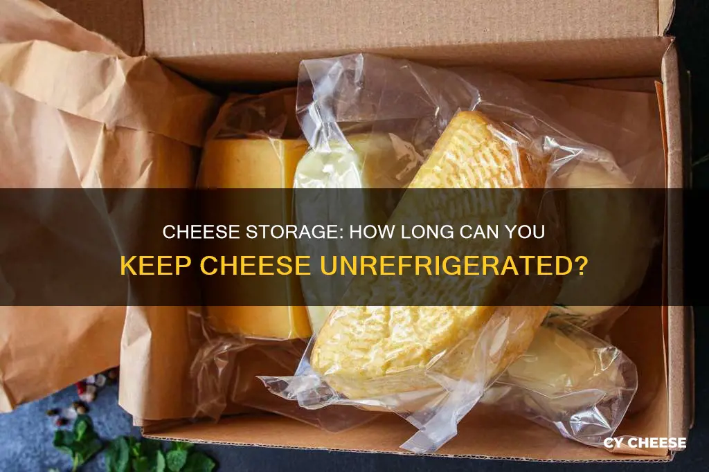 how long will cheese keep without refrigeration