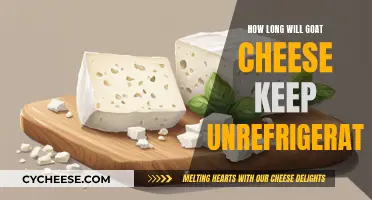 Goat Cheese: How Long Does It Stay Fresh Unrefrigerated?