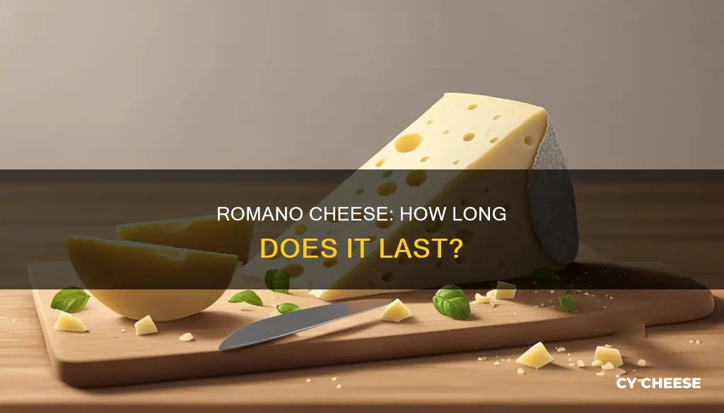 how long will grated romano cheese last