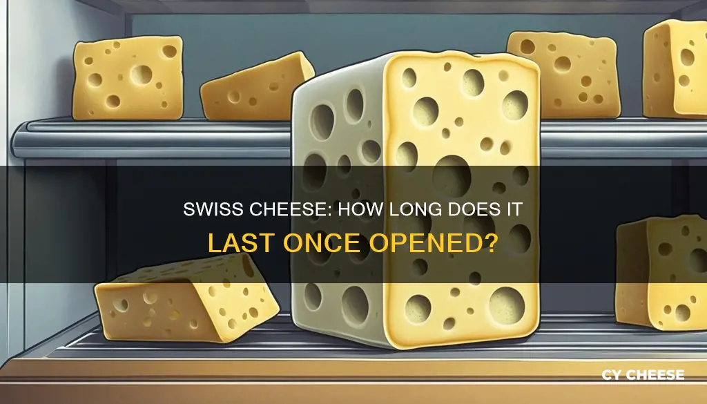 how long will opened swiss cheese last