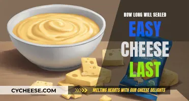 The Longevity of Sealed Easy Cheese: How Long Does it Last?