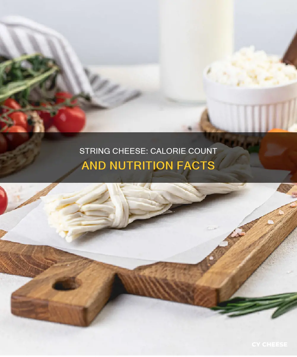 how mamny calories in string cheese