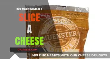 How Many Ounces Are in a Slice of Cheese?