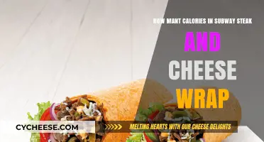 Steak & Cheese Wrap: Calories and Nutrition Facts