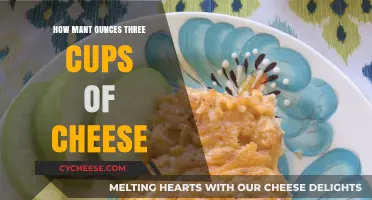Cheese Conversion: Cups to Ounces
