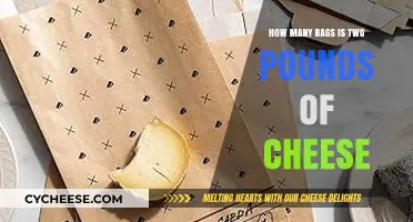 Converting Cheese Weight: How Many Bags in Two Pounds?